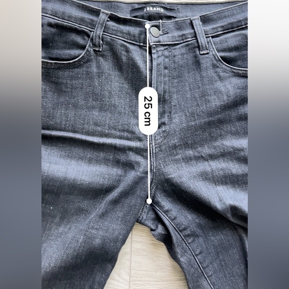J BRAND Maria High Rise Skinny Jeans - Black Denim - Size 27 - Picture 9 of 9